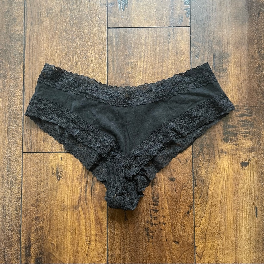 Victorias Secret Cheeky Panty with Lace Trim